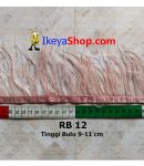 Bulu Single Ostrich Pendek 12 (RB 12)